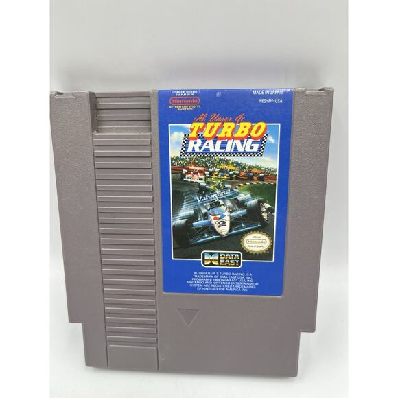 Al Unser Jr.'s Turbo Racing (Nintendo Entertainment System, 1990) Cartridge Only - Picture 1 of 7
